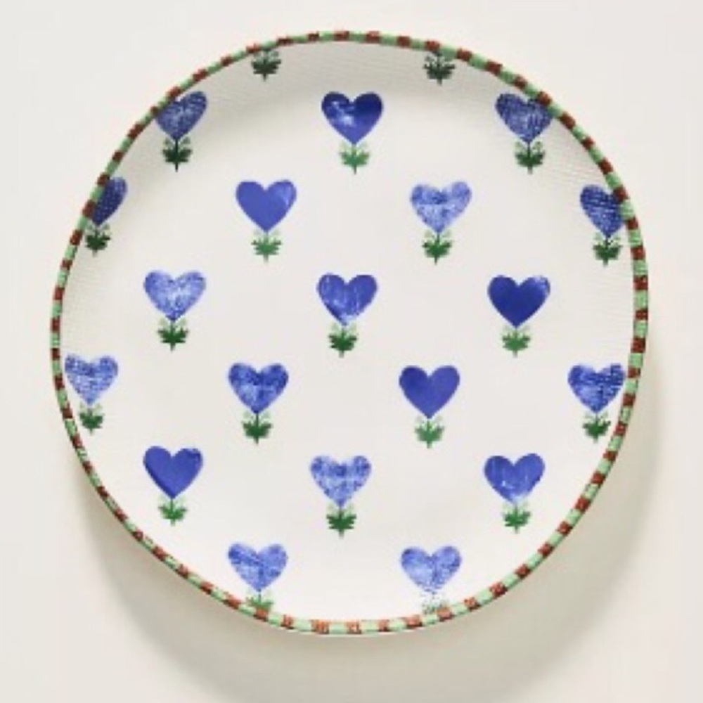 Anthropologie Annie Stoneware Plate New In Box New With Tag